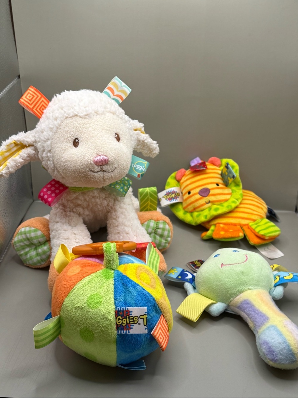 Mary Meyer Taggies Learning Sensory Baby Toy Lot